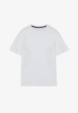 Pier One Sport SHORT SLEEVE SEAMLESS - Sporta krekli - off-white