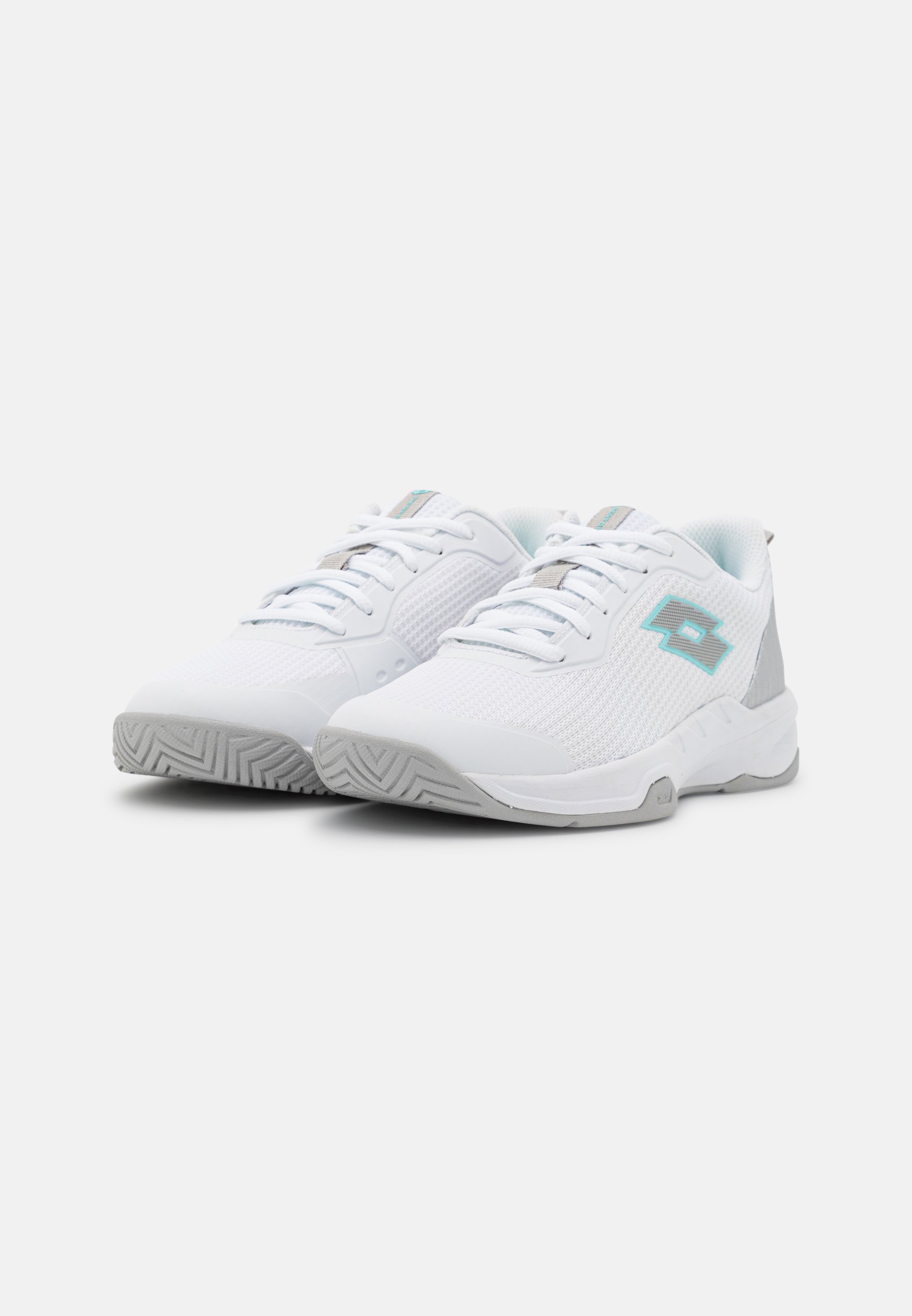 Lotto MIRAGE 600 ALR - Scarpe da tennis per tutte le superfici - all  white/silver metal/blue paradise/bianco - Zalando.it