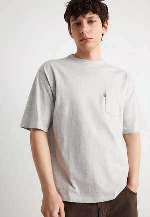TEE - Βασικό μπλουζάκι - light gray heather