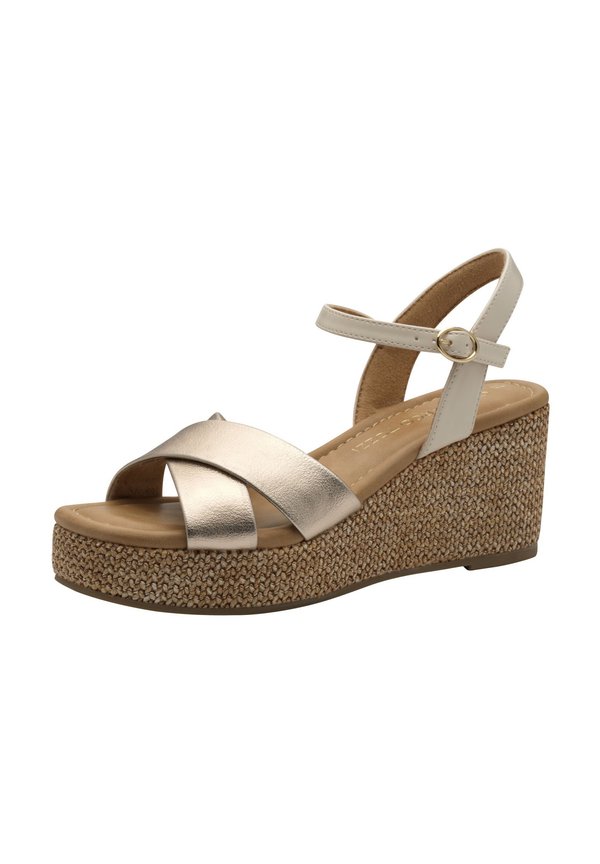 Platform sandals - platinum comb4