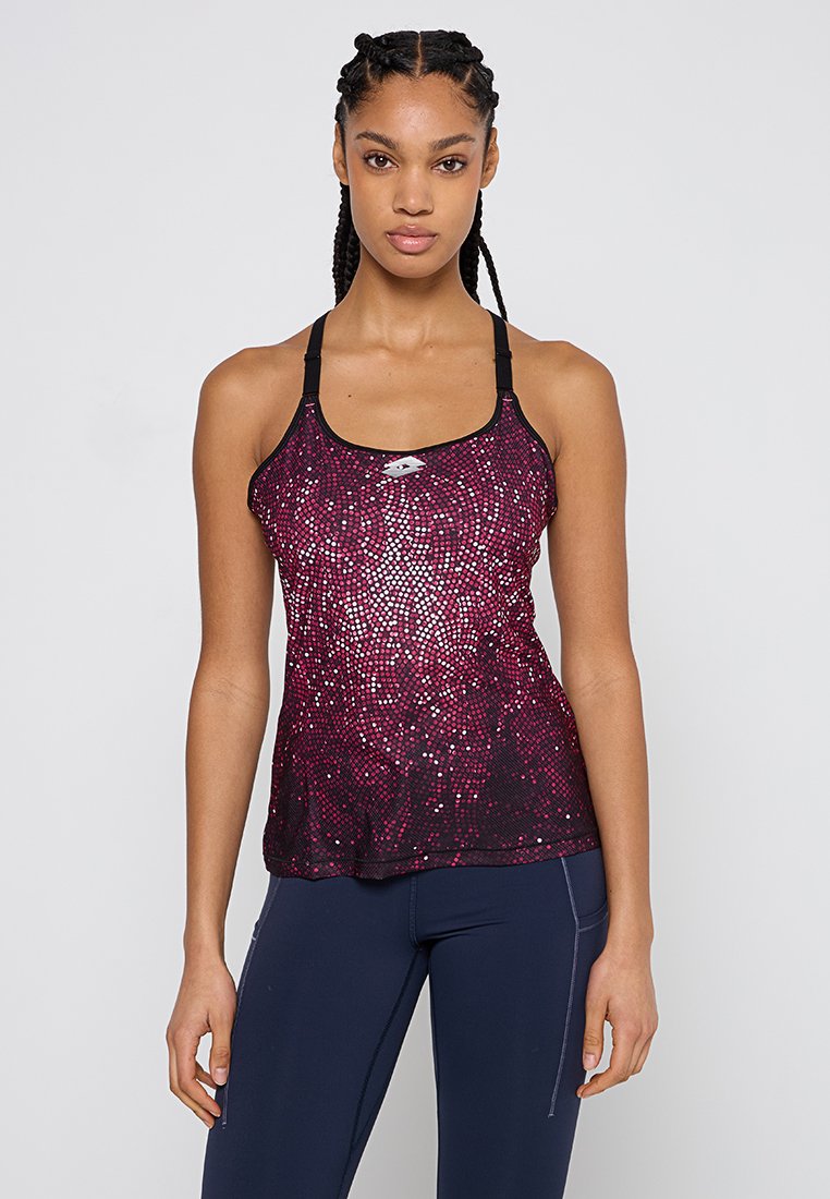 Lotto Sport T-shirt bordeauxrood