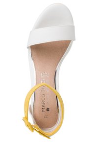 Marco Tozzi BY GUIDO MARIA KRETSCHMER - High Heel Sandalette - white/yellow