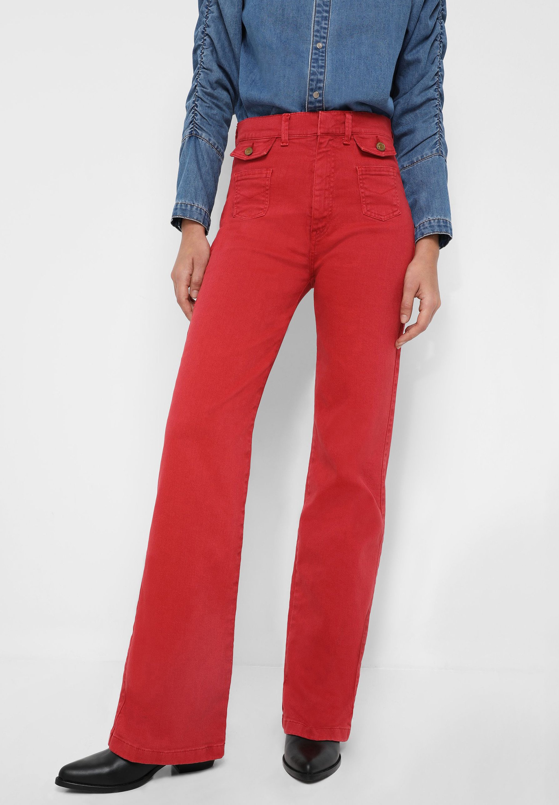 Rode Jeans voor dames | Spijkerbroeken online kopen | ZALANDO