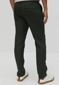 BONDELID NOAH LINEN - Housut - dark green