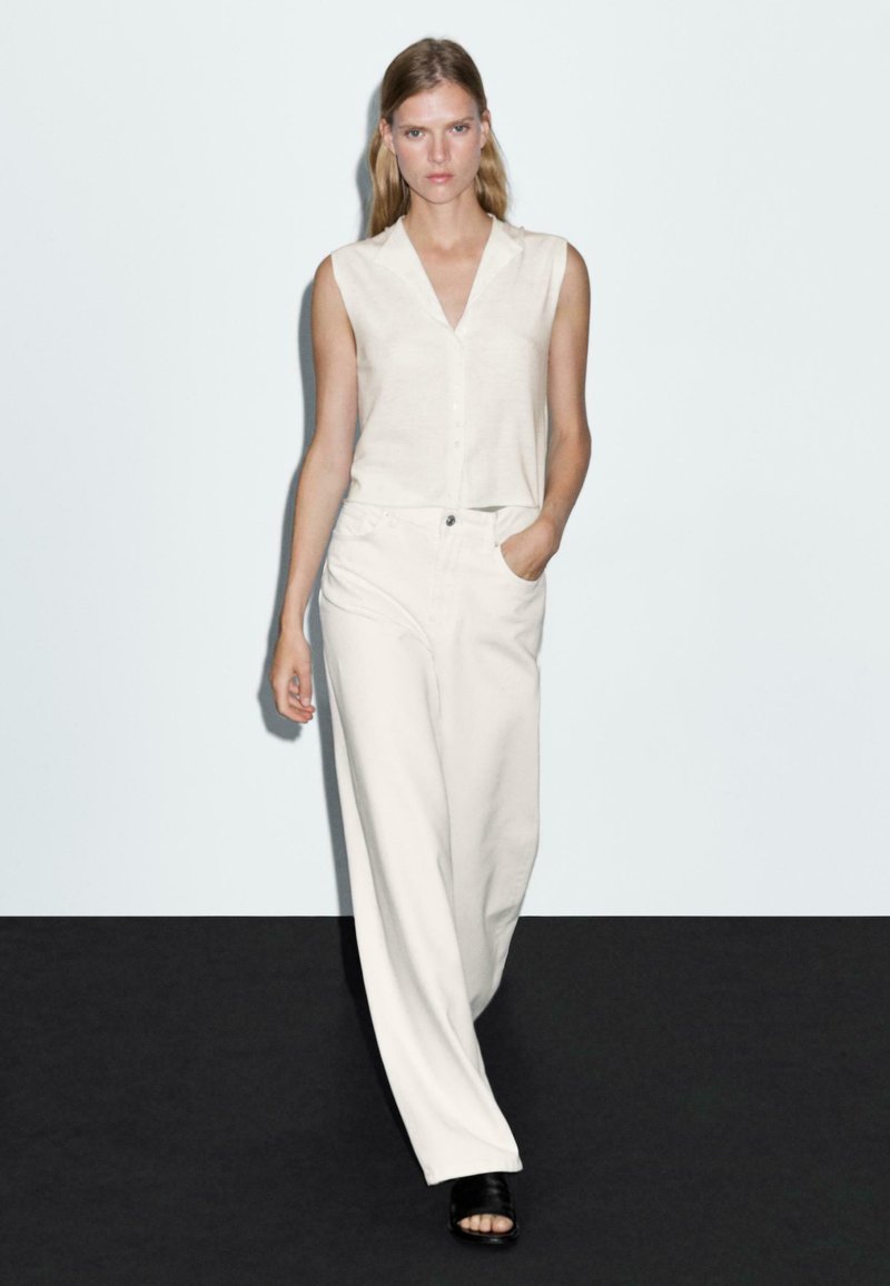 Massimo Dutti Weste - beige