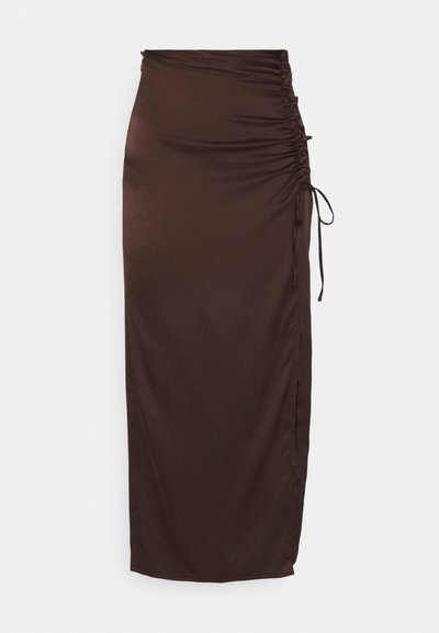 Elleme OPEN SKIRT - Μάξι φούστα - brown