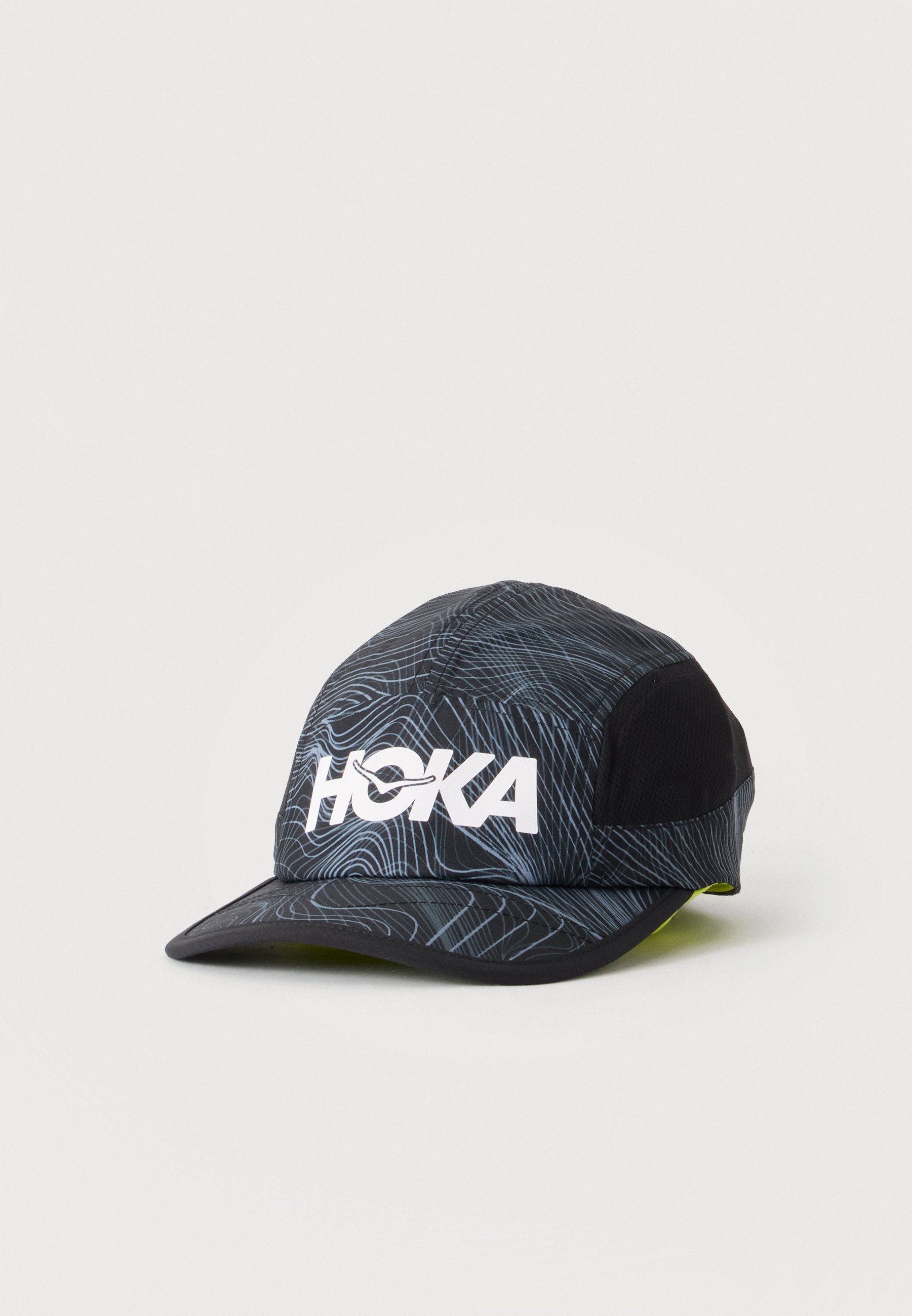 HOKA RUN HAT UNISEX - Pet - black/white/zwart - Zalando.nl