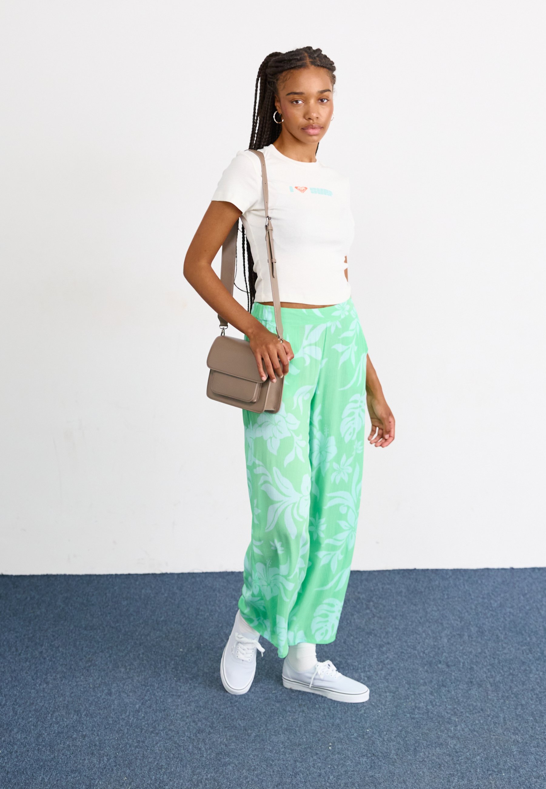 maklsu Avenue CHROME MINTY アベニュー Roxy MIDNIGHT AVENUE CRINKLE - Pantaloni - atomizer hula