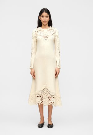ADELINA DRESS - Rochie tricotată - cream