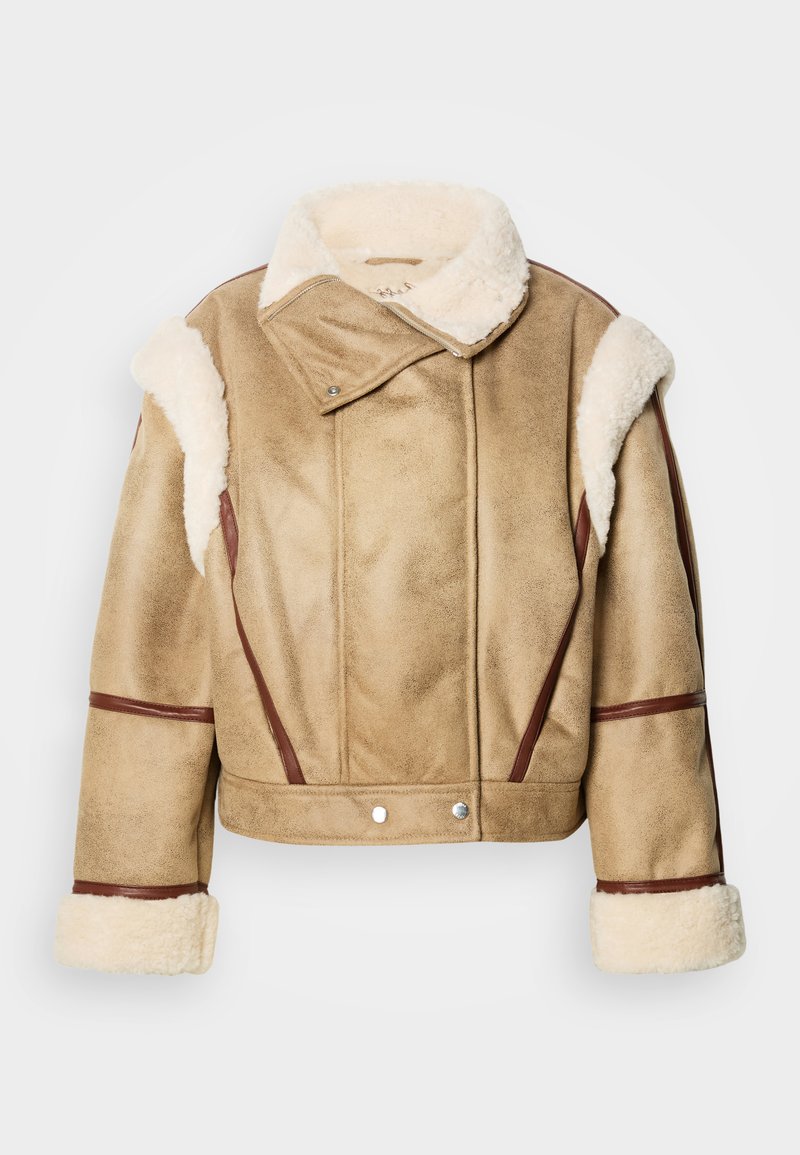 Boss Imitatieleren jas koper Boss Imitatieleren jas koper