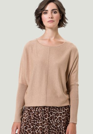 Pullover - camel melange