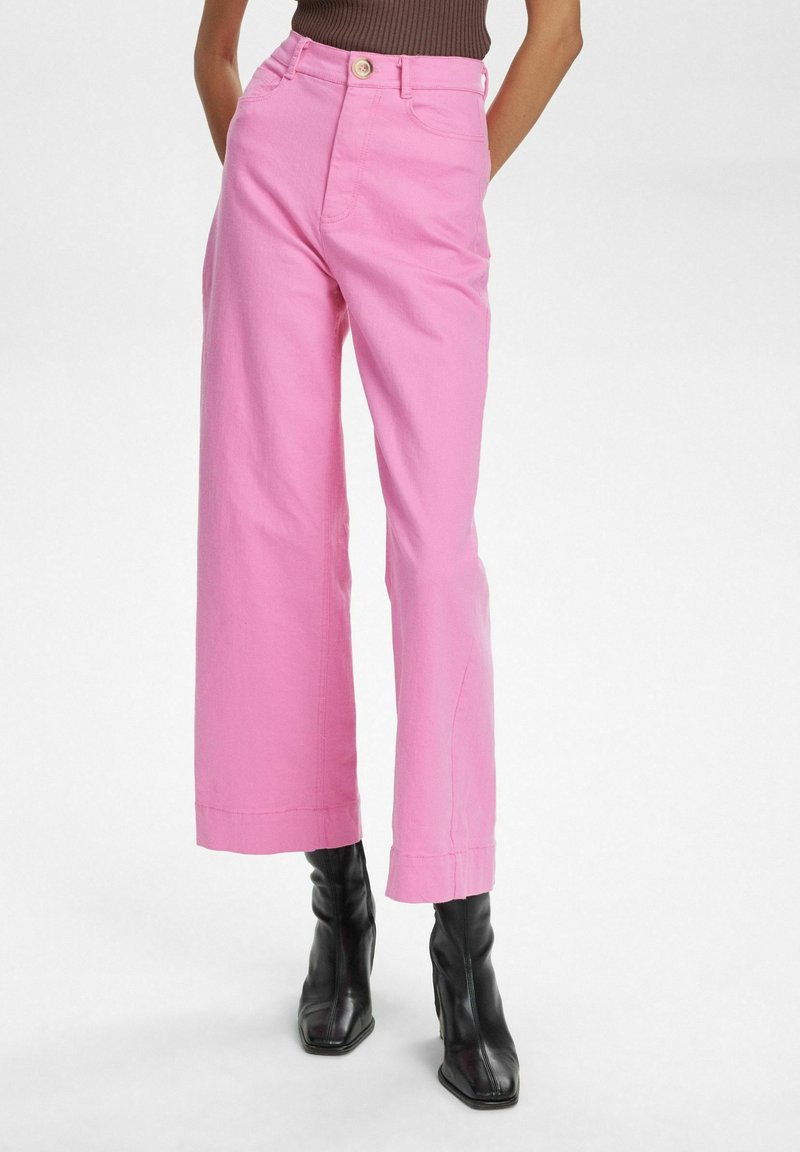 Pantaloni Con Bottoni Decorativi Rosa Bubble - Acquista Online | Terranova - Foto 2