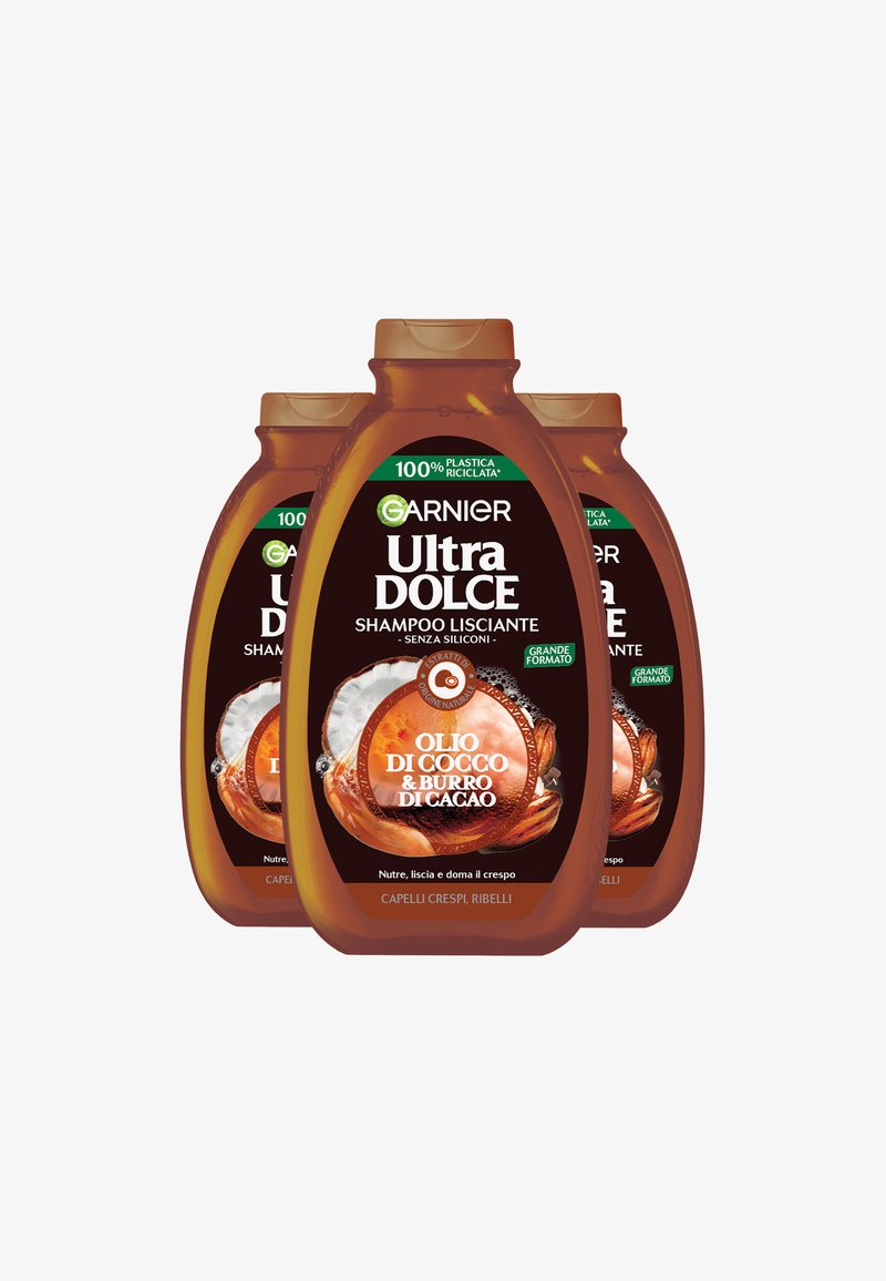 Garnier - SHAMPOO ULTRA DOLCE OLIO DI COCCO E BURRO DI CACAO, SHAMPOO PER CAPELLI CRESPI, 400 ML - 3 PACK - Shampoo, Ingrandire