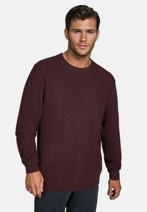 Strickpullover - dunkelrot