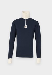 Langærmet T-shirt - peacoat/bone