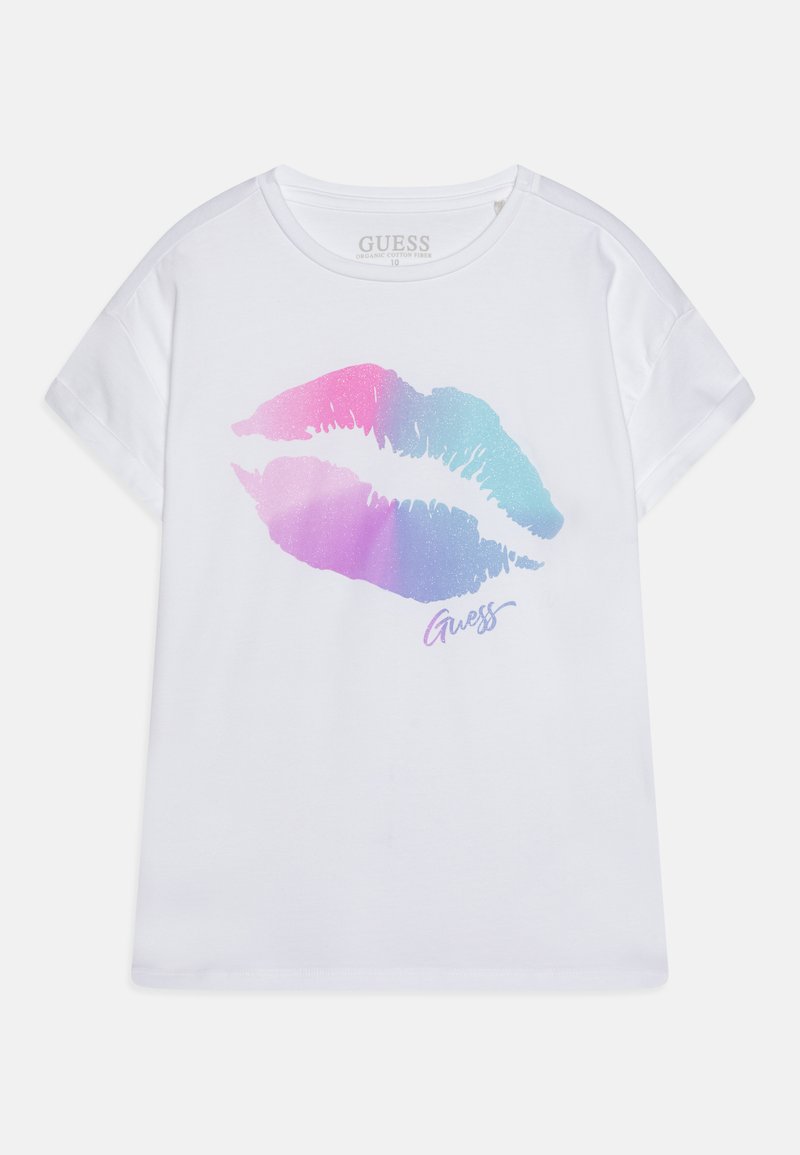 Guess White Cotton T-Shirt