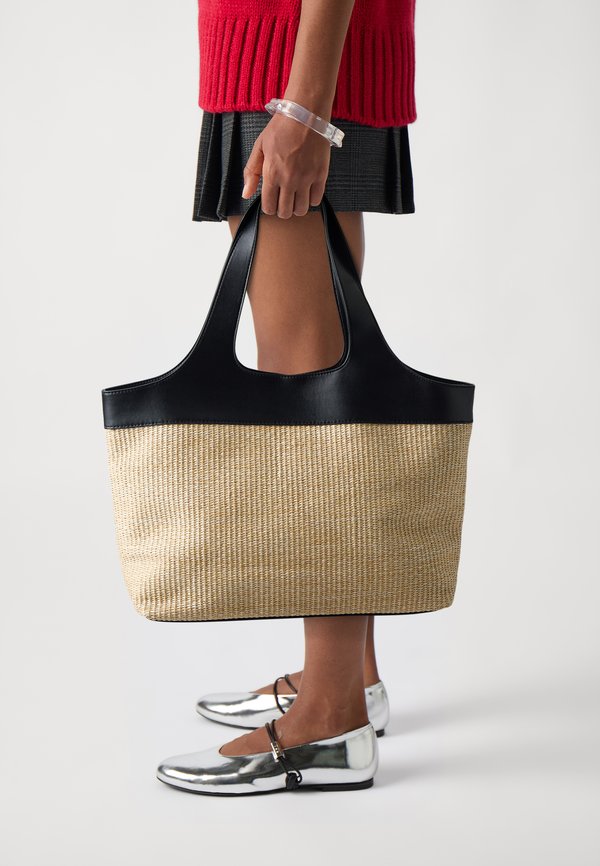 DELVINA - Tote bag - natural