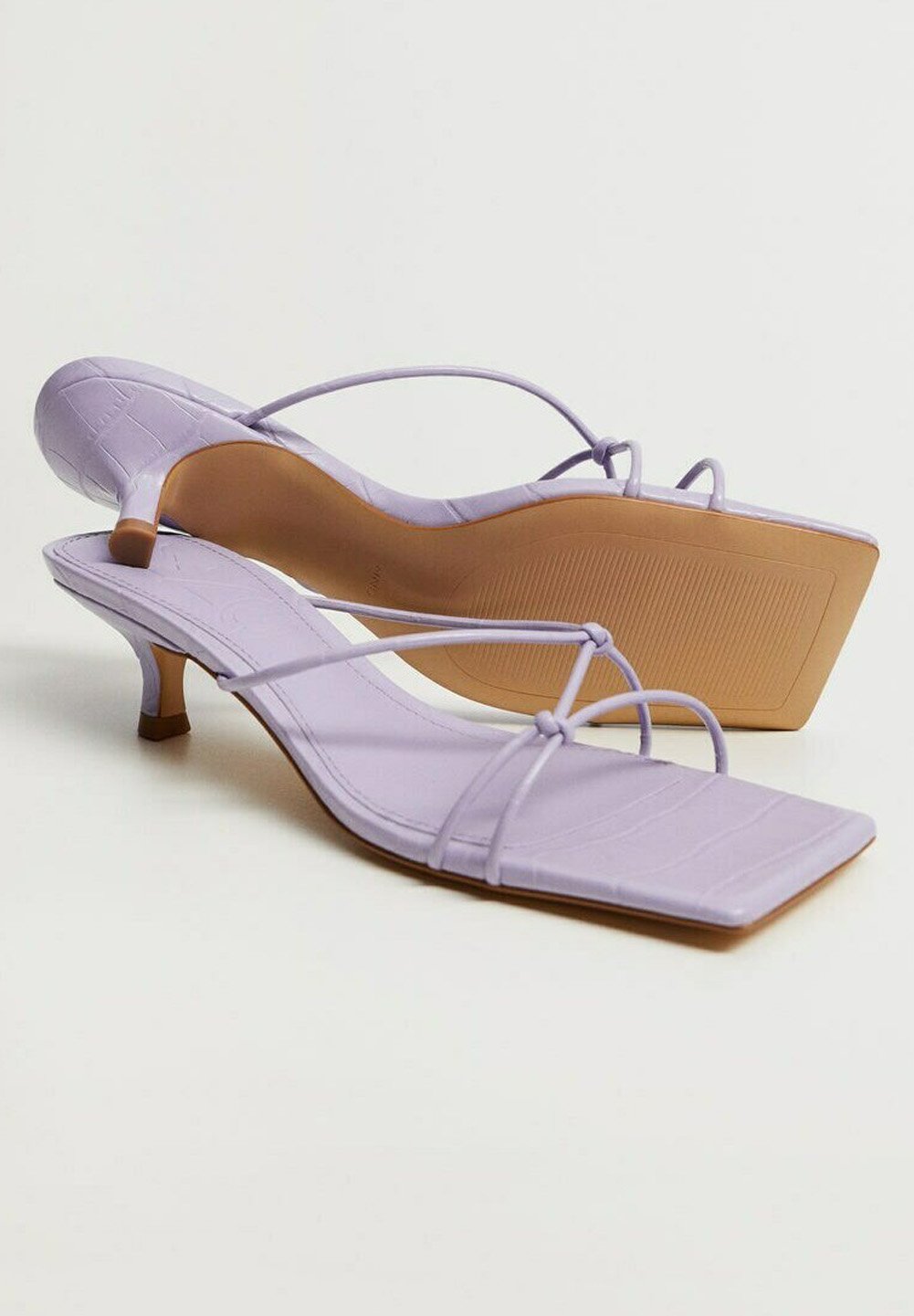 Mango SIMILAR - Sandalias - lila - Zalando.es