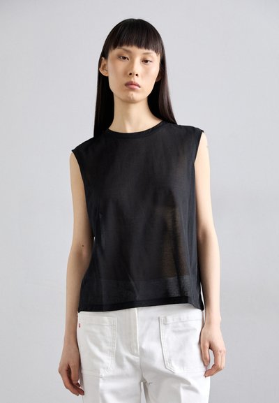 Victoria Beckham MUSCLE TANK - Μπλούζα - black