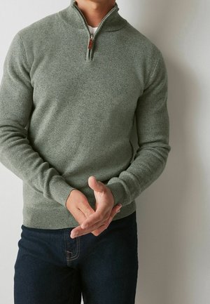 Strickpullover - green