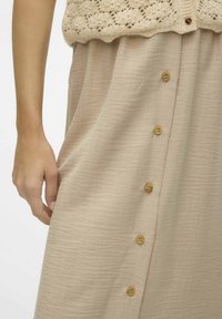Vero Moda VMMELANEY BUTTON CALF - A-Linien-Rock - overcast