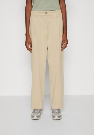 MSCH Copenhagen CYRILLA PANTS - Tygbyxor - roasted cashew