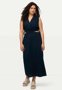 Ulla Popken - Maxi-jurk - bleu foncé Miniatuurafbeelding 1