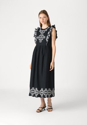 YAS YASLUCIA DRESS - Vestito lungo - black