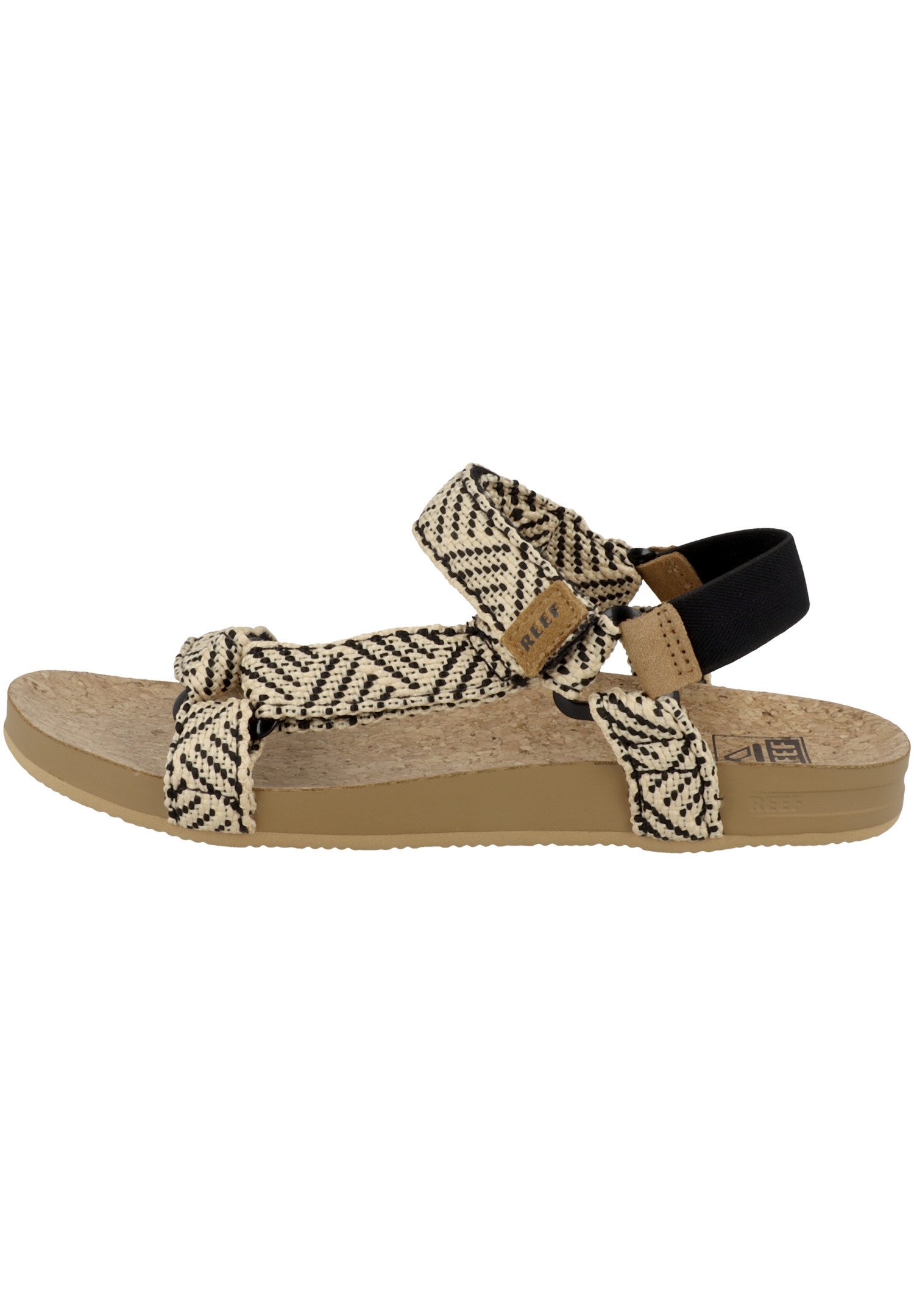 Reef CUSHION REM - Sandalen - black/tan/beige - Zalando.nl