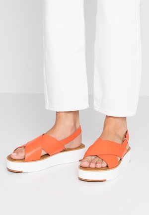 Tamaris Sandales à plateforme - orange