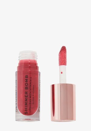 REVOLUTION SHIMMER BOMB - Lip gloss - blaze