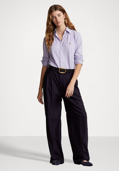 Polo Ralph Lauren LONG SLEEVE BUTTON FRONT SHIRT - Pogājama blūze - hyacinth