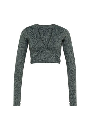 adidas Performance, Langærmet T-shirt - stone green   legend ivy