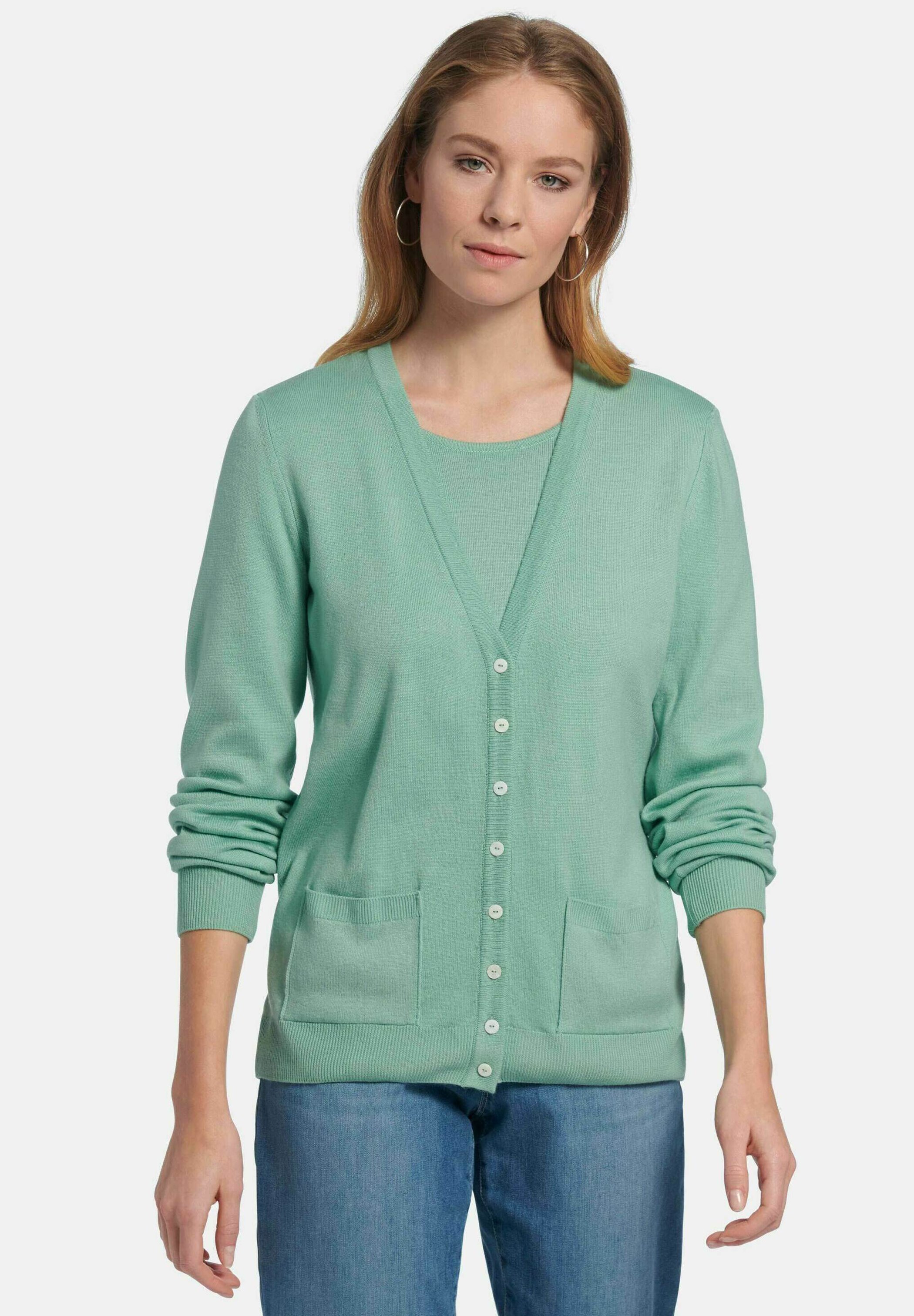 PETER HAHN TWINSET MIT 1/2-ARM-PULLOVER 