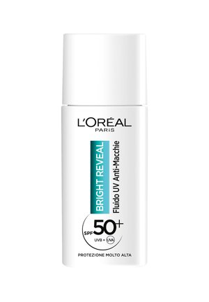 BRIGHT REVEAL FLUIDO UV ANTI-MACCHIE SPF 50+, PROTEZIONE MOLTO ALTA + NIACINAMIDE + LHA + VITAMINA E, 50 ML - Crema da giorno