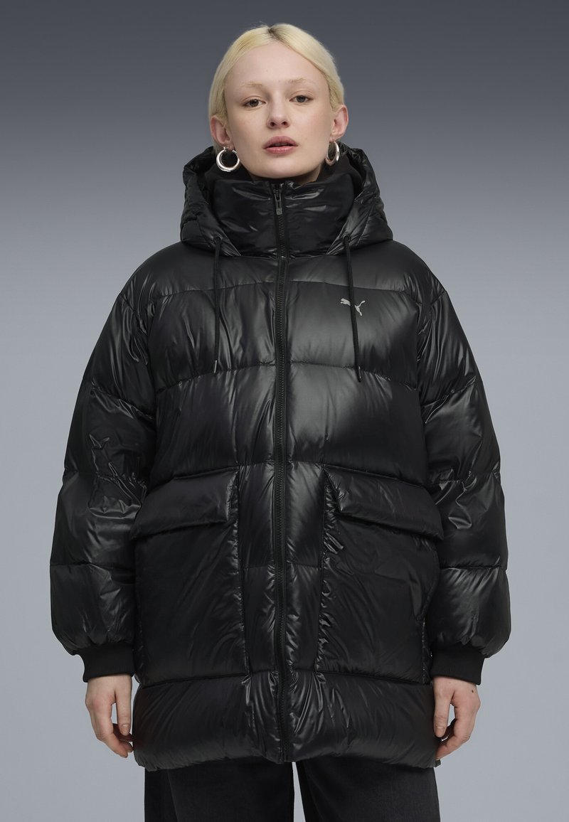 Puma STYLE MIT KAPUZE - Kabát z prachového peří - black