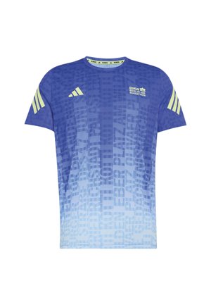 adidas Performance, BER26 AOP TEE M - Sport T-Shirt - dual indigo   crystal sky