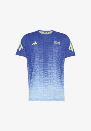 adidas Performance, BER26 AOP TEE M - Sport T-Shirt - dual indigo crystal sky