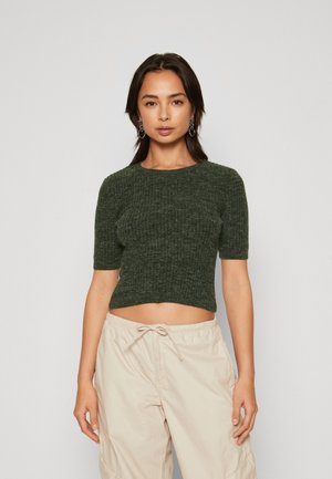 ONLY Petite ONLSADIE - T-shirt basique - duffel bag melange