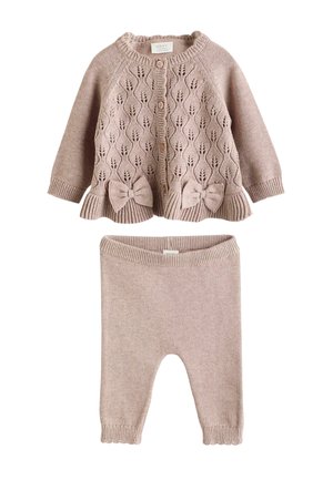 Next REGULAR FIT - FRILL SET - Legging (type pantalon) - mink brown