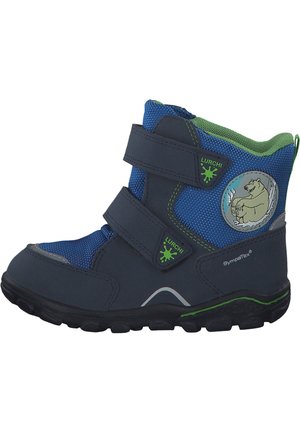 Winter boots - dk blue applegreen