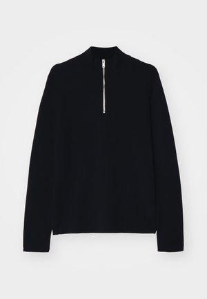 sandro ZIP - Jumper - noir carbone