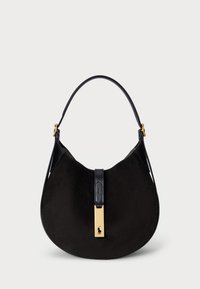 POLO ID SUEDE SMALL SHOULDER BAG - Handbag - black