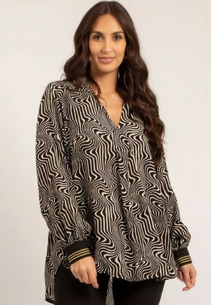 IMPRIMÉE OZANA - Blouse - noir