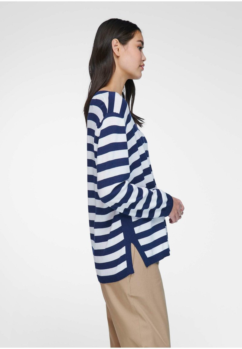 Damen Strickjacken | Emilia Lay Strickpullover marine/weiß/blau - YC84994 Damen Strickjacken | Emilia Lay Strickpullover marine/weiß/blau - YC84994