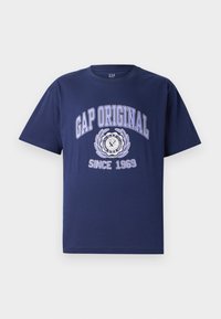 VINTAGE GRAPHICS - Potiskana majica - new navy