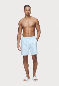 Pegador LOGO  - Calções de banho - baby blue