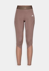Leggings - earth strata/white