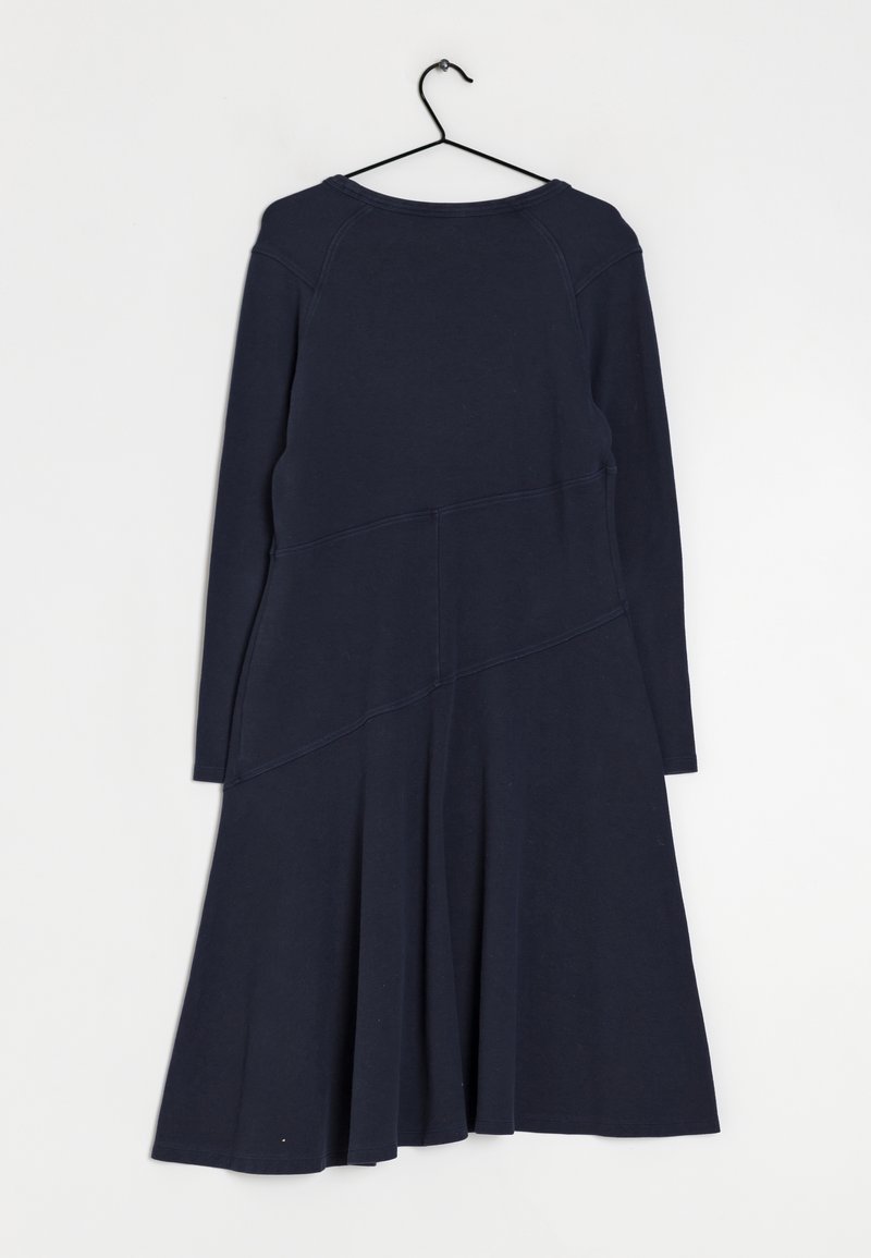 cos blue pleated dress COS Sleeveless Pleat Dress in Blue