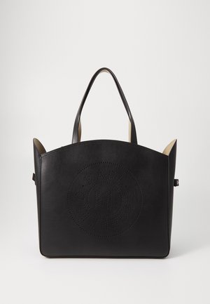 K/CIRCLE TOTE WITH POUCH SET - Tote bag - black